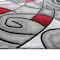 Flash Furniture Red 8' x 10' Abstract Design Accent Area Rug ACD-RGTRZ860-810-RD-GG - alternate 7